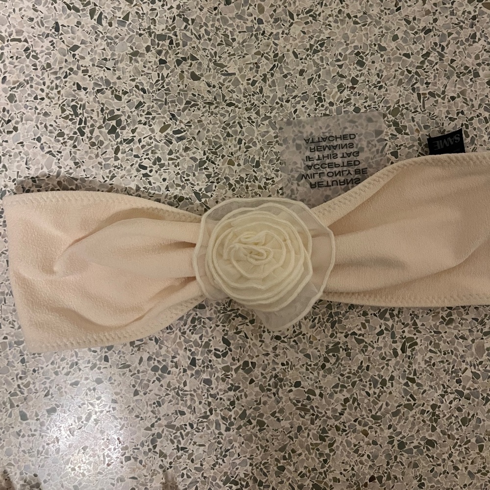 Bandeau bathing suit top (only) brand new